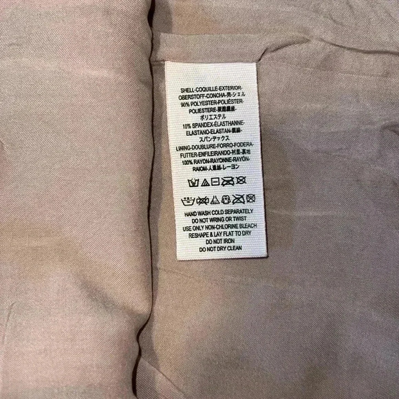 Free People Metallic Rose Gold Glitter Faux Suede Zip Mini Skirt Size 4 A913 - Picture 4 of 5